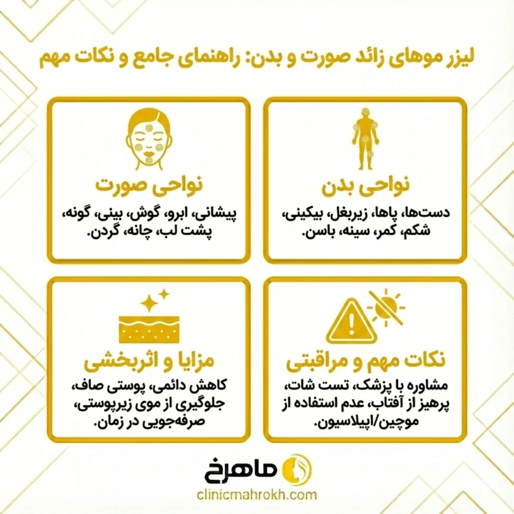 اهمیت مشاوره با کلینیک لیزر موهای زائد قبل از درمان