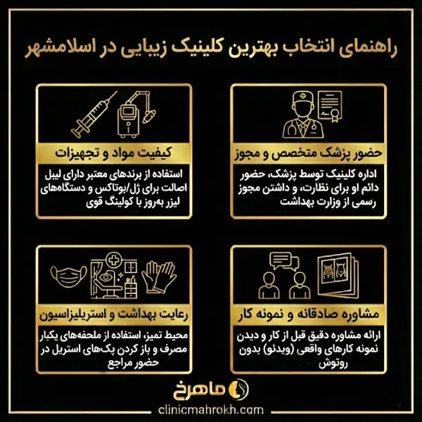 مزایای مراجعه به بهترین کلینیک زیبایی در اسلامشهر